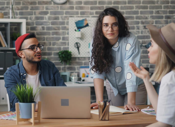 We think creatively \while following a \proven process